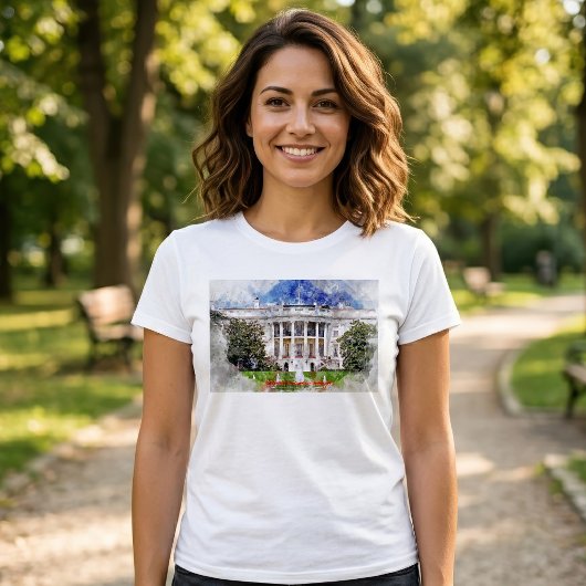 ワシントンD.C.のホワイトハウス - 南正面 Tシャツ