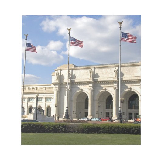 ワシントンD.C.のユニオン駅 ノートパッド (正面)