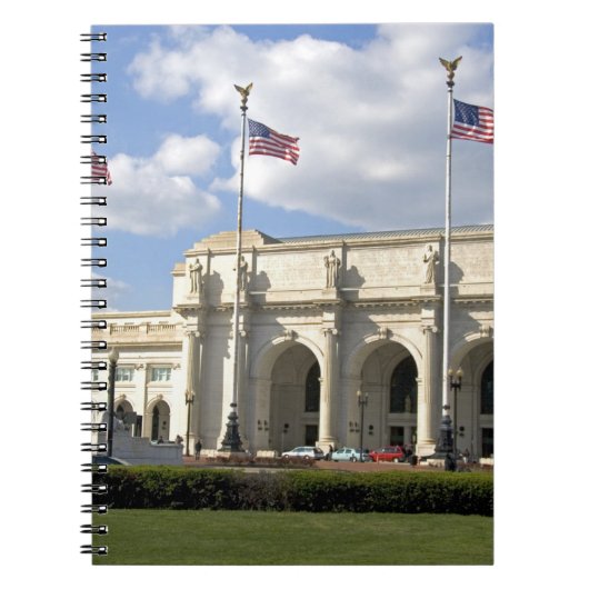 ワシントンD.C.のユニオン駅 ノートブック (正面)