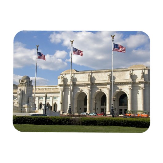 ワシントンD.C.のユニオン駅 マグネット (横)