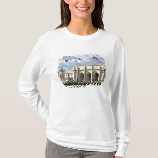 ワシントンD.C.のユニオン駅 Tシャツ (正面)