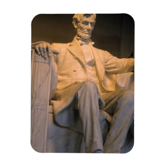 ワシントンD.C.のリンカーン記念館 マグネット (縦)