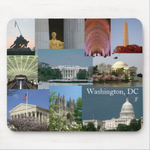 ワシントンD.C.の写真の記念品のマウスパッド マウスパッド