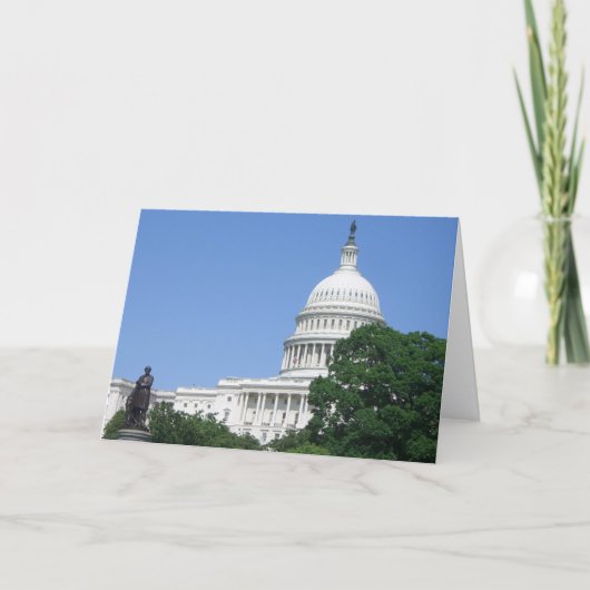 ワシントンD.C.の国会議事堂 カード (正面)