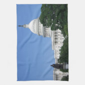 ワシントンD.C.の国会議事堂 キッチンタオル (縦)