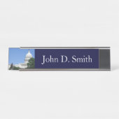 ワシントンD.C.の国会議事堂 デスクネームプレート (正面)