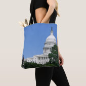 ワシントンD.C.の国会議事堂 トートバッグ (クローズアップ)