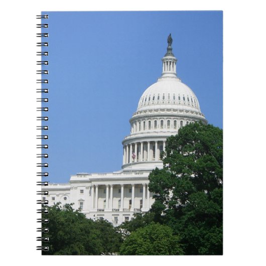 ワシントンD.C.の国会議事堂 ノートブック (正面)