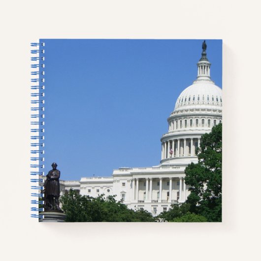 ワシントンD.C.の国会議事堂 ノートブック (正面)
