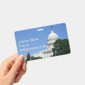 ワシントンD.C.の国会議事堂 バッジ (手持ち)
