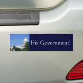 ワシントンD.C.の国会議事堂 バンパーステッカー (車上)