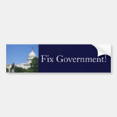 ワシントンD.C.の国会議事堂 バンパーステッカー (正面)