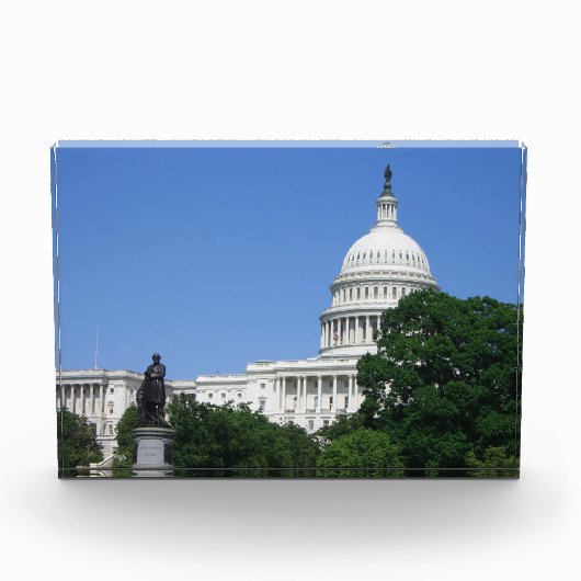 ワシントンD.C.の国会議事堂 フォトブロック (正面)