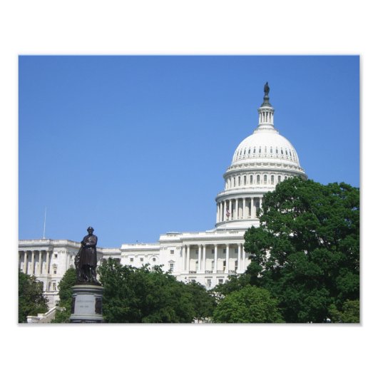 ワシントンD.C.の国会議事堂 フォトプリント            (正面)