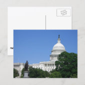 ワシントンD.C.の国会議事堂 ポストカード (正面/裏面)