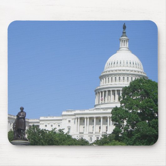 ワシントンD.C.の国会議事堂 マウスパッド (正面)