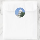 ワシントンD.C.の国会議事堂 ラウンドシール (バッグ)