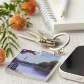 ワシントンD.C.の国家記念碑 キーホルダー (正面右)