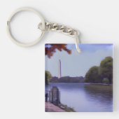 ワシントンD.C.の国家記念碑 キーホルダー (正面)