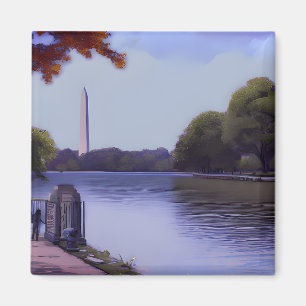 ワシントンD.C.の国家記念碑 マグネット