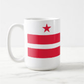 ワシントンD.C.の旗 コーヒーマグカップ (左)