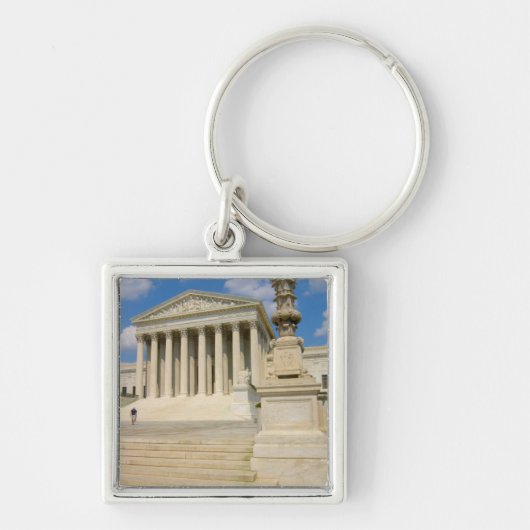 ワシントンD.C.、の最高裁判所の建物 キーホルダー (正面)