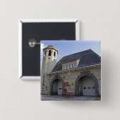 ワシントンD.C.、の第19エンジン家 缶バッジ (正面&裏面)