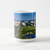 ワシントンD.C.の都市風景 コーヒーマグカップ (中央)