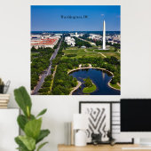 ワシントンD.C.の都市風景 ポスター (ホームオフィス)