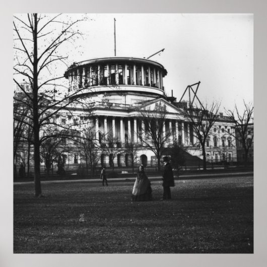 ワシントンD.C.の首都建物 ポスター (正面)