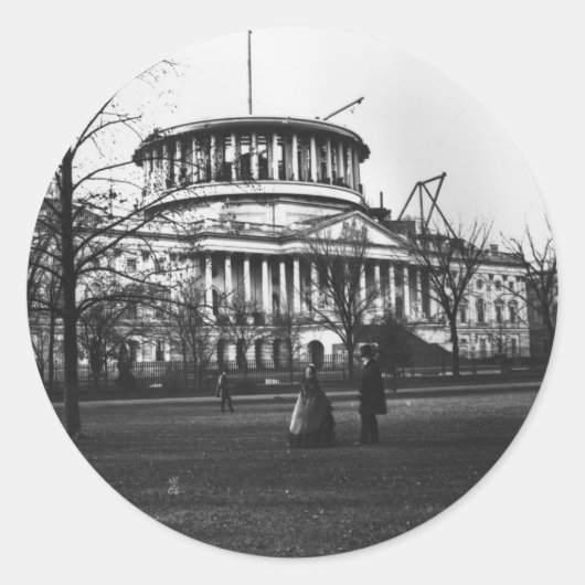 ワシントンD.C.の首都建物 ラウンドシール (正面)