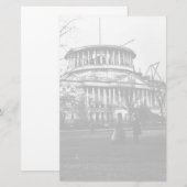 ワシントンD.C.の首都建物 便箋 (正面/裏面)