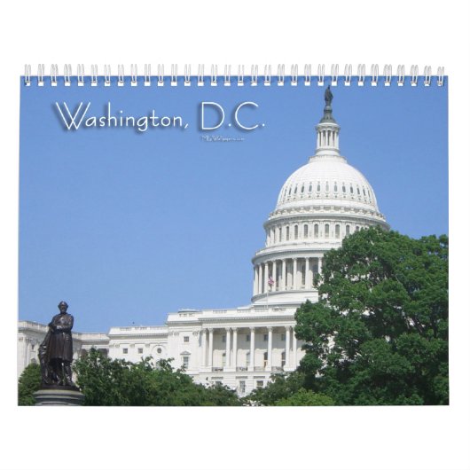 ワシントンD.C.の12のシーン カレンダー (カバー)