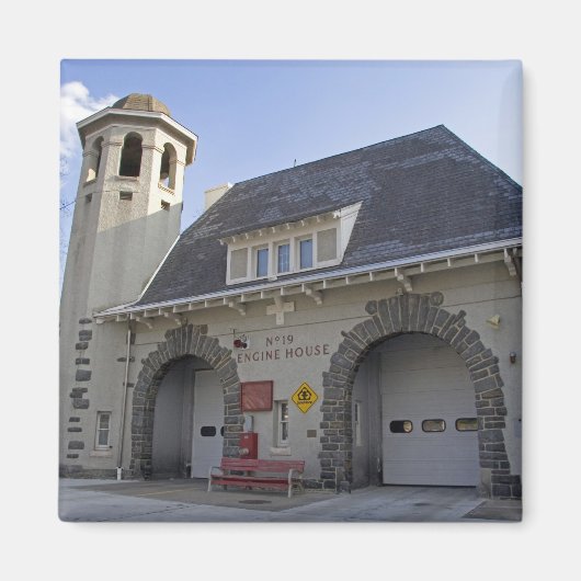 ワシントンD.C.の19号機関室 マグネット (正面)