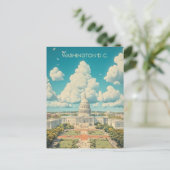 ワシントンD.C.への旅 ポストカード (スタンド正面)