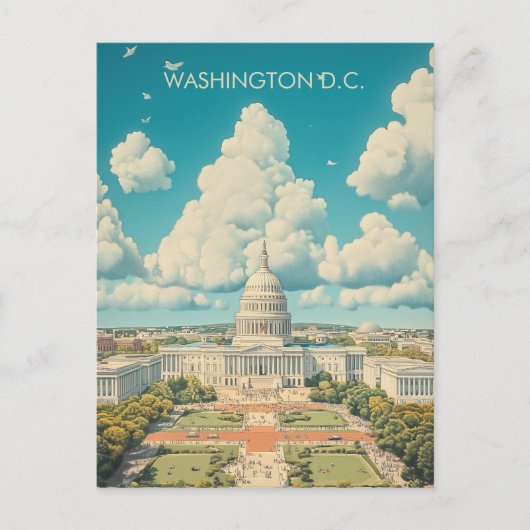 ワシントンD.C.への旅 ポストカード (正面)