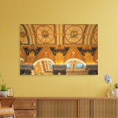 ワシントンD.C.アメリカホール素晴らしの天井 キャンバスプリント (インサイチュ (リビング))