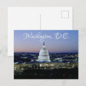 ワシントンD.C. アメリカ合衆国議会議事堂 ポストカード はがき (正面/裏面)