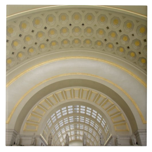 ワシントンD.C. アメリカ合衆国 ユニオン駅の内装 タイル (正面)