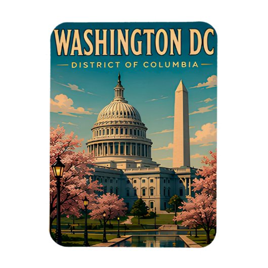 ワシントンD.C. アメリカ土産 マグネット (縦)