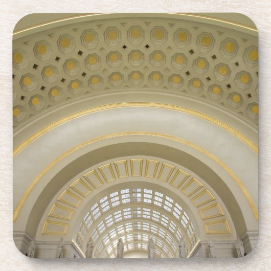 ワシントンD.C. アメリカ。ユニオン駅の内装 コースター (正面)