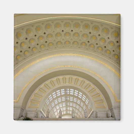 ワシントンD.C. アメリカ。ユニオン駅の内部。 マグネット (正面)