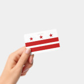 ワシントンD.C.（アメリカ）国旗のネームバッジ バッジ (手持ち)