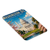 🏛️ ワシントンD.C. キャピトル 旅行の思い出 マグネット (右側)