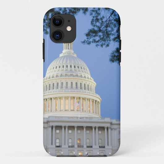 ワシントンD.C. (コロンビア特別区)の夜明け前の米国議会議事堂 Case-Mate iPhoneケース (裏面)