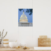 ワシントンD.C. (コロンビア特別区)の日の入り時のアメリカ合衆国議会議事堂 ポスター (キッチン)