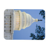 ワシントンD.C. (コロンビア特別区)の日の入り時のアメリカ合衆国議会議事堂 マグネット (横)