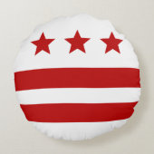 ワシントンD.C.シティ国旗 ラウンドクッション (裏面)