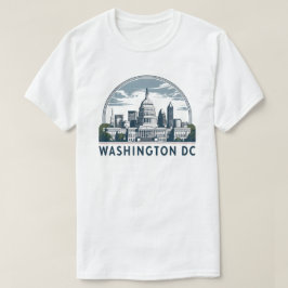 ワシントンD.C. スカイライン Tシャツ