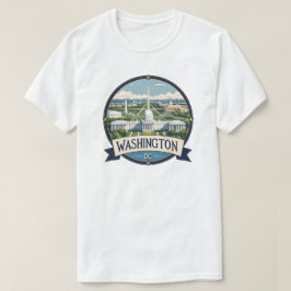ワシントンD.C. スカイライン Tシャツ